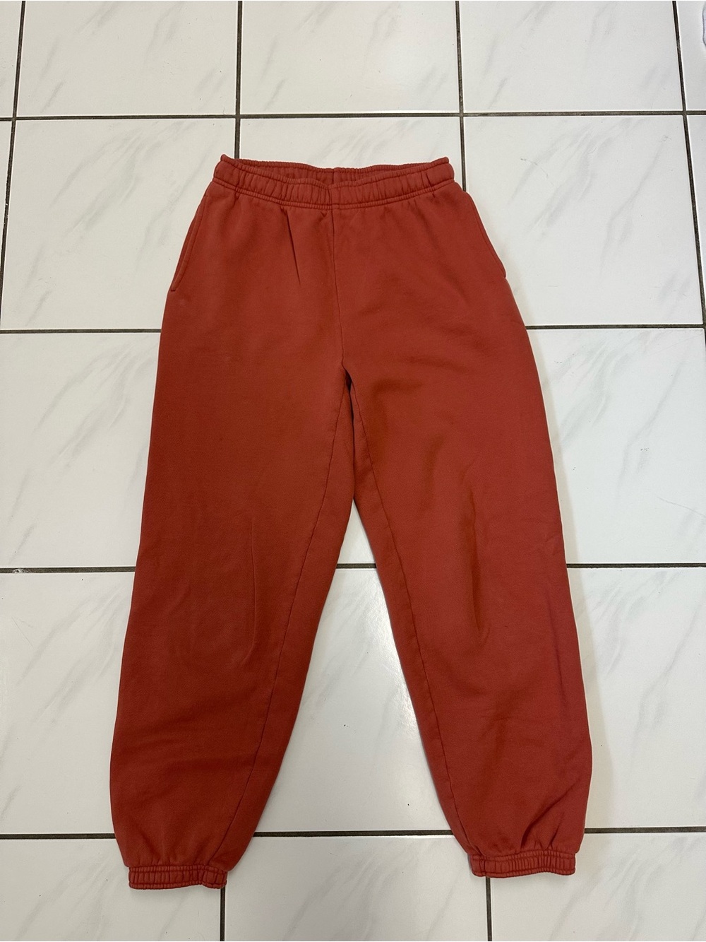 TNA Cozy Fleece Mega Sweatpants Coral Pink 2XS